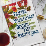 Dish Towel (Premium) - Practice Self Care Like A Venus Flytrap...