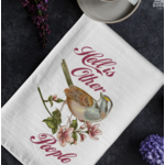 Dish Towel (Premium) -  Hell Is Other People (Bird)