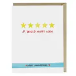 Card - A+, Would Marry Again (Anniversary Card)