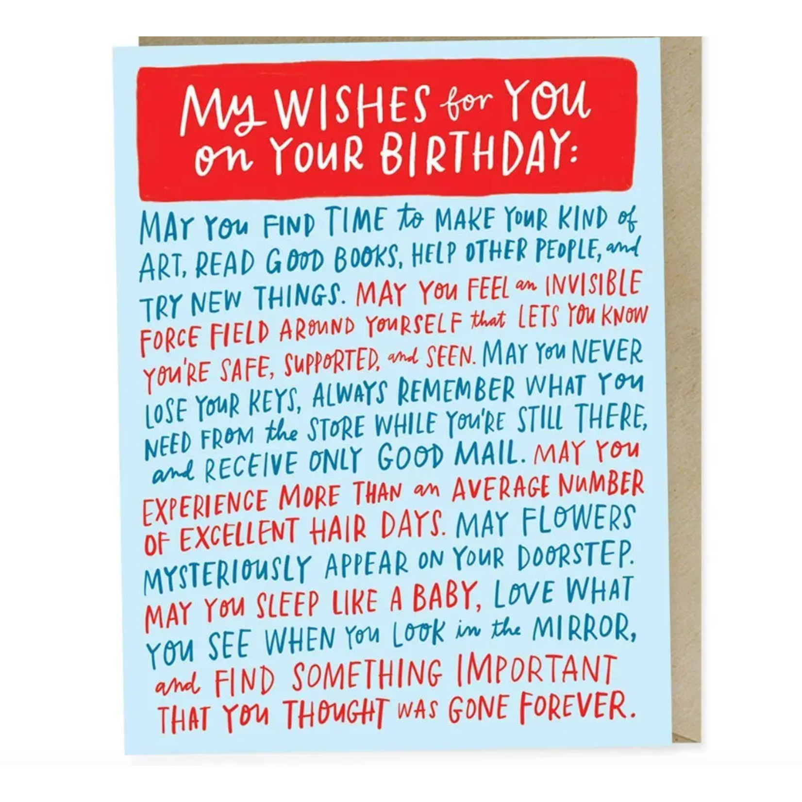 Card - My Wishes For You On Your Birthday...