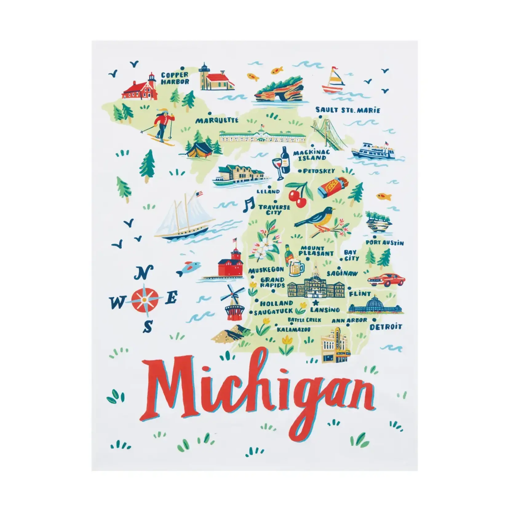Dish Towel - Michigan