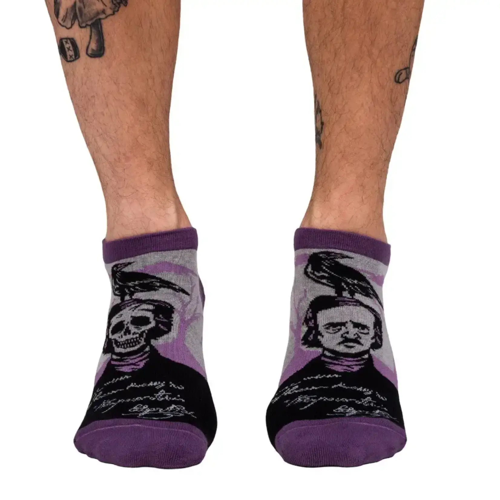 Socks (Unisex  Ankle) - The Raven - Edgar Allan Poe