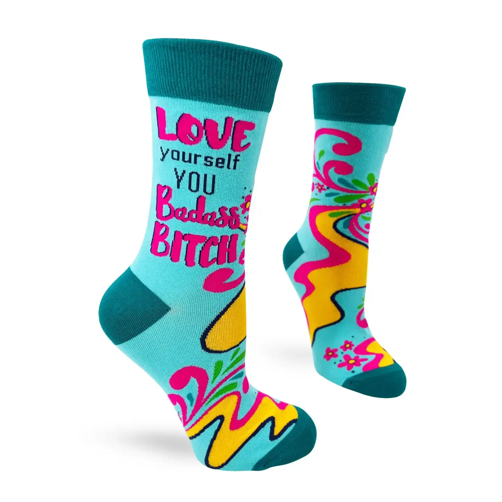 Socks (Womens) - Love Yourself You Badass Bitch
