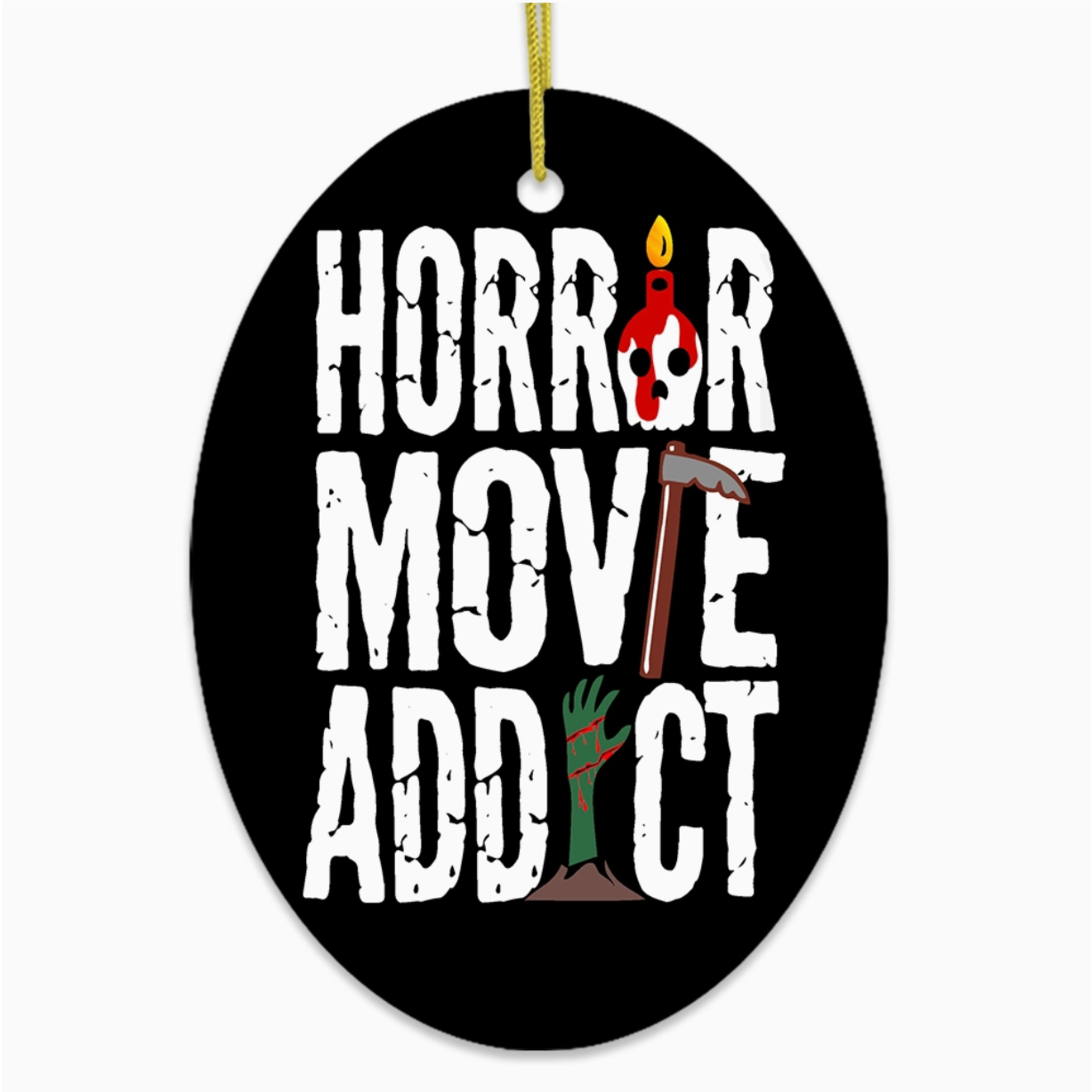 Ornament - Horror Movie Addict - Ceramic