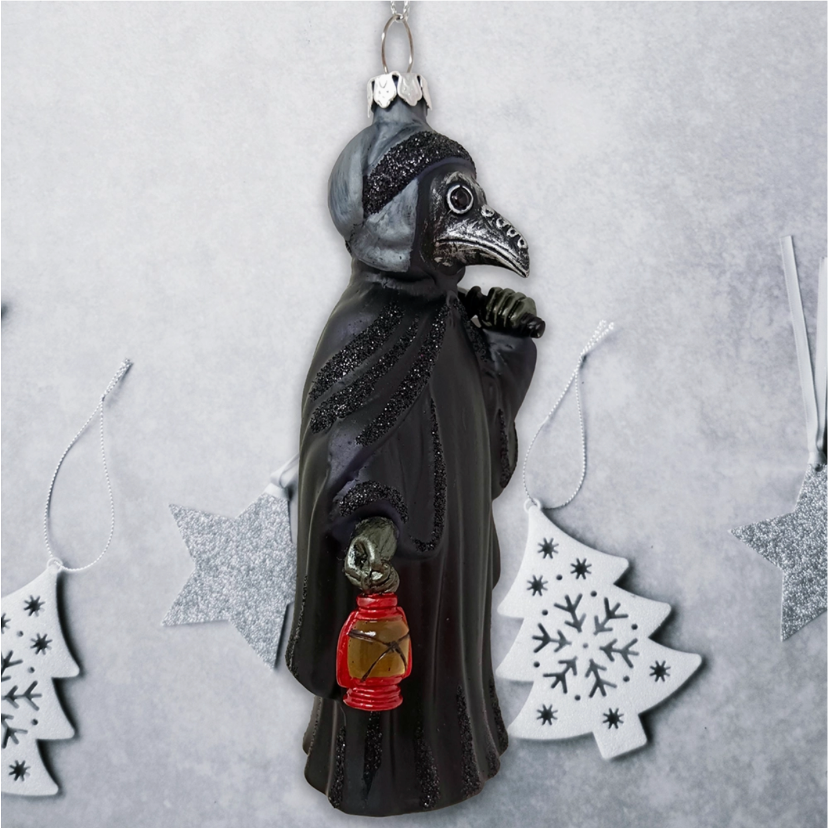 Ornament - Plague Doctor - Glass