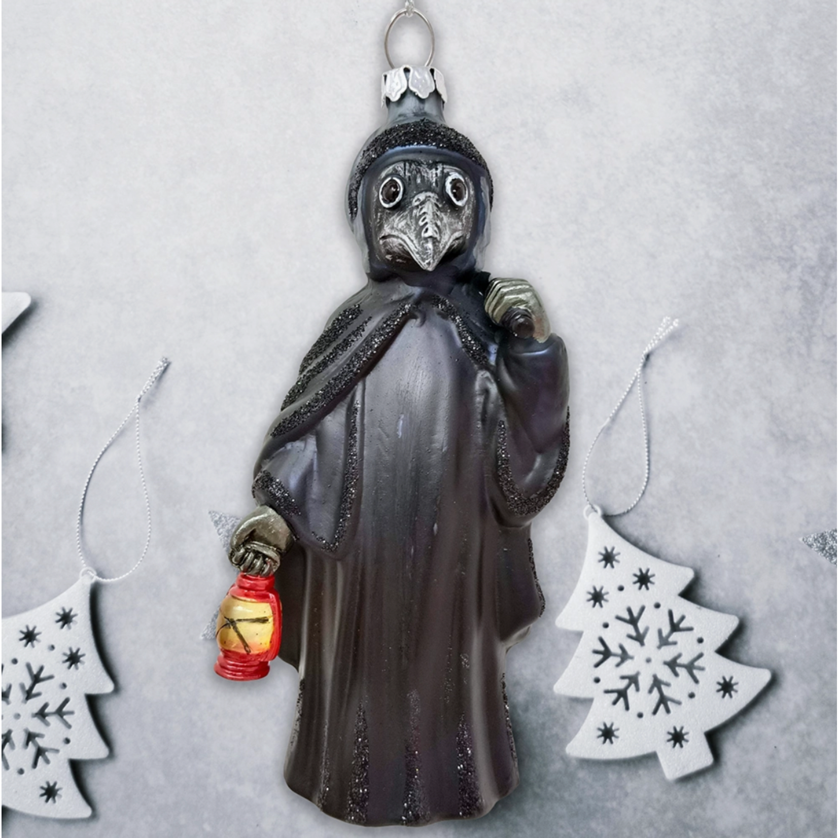 Ornament - Plague Doctor - Glass