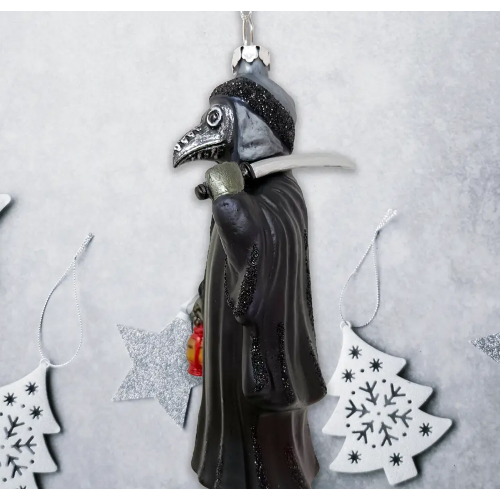 Ornament - Plague Doctor - Glass