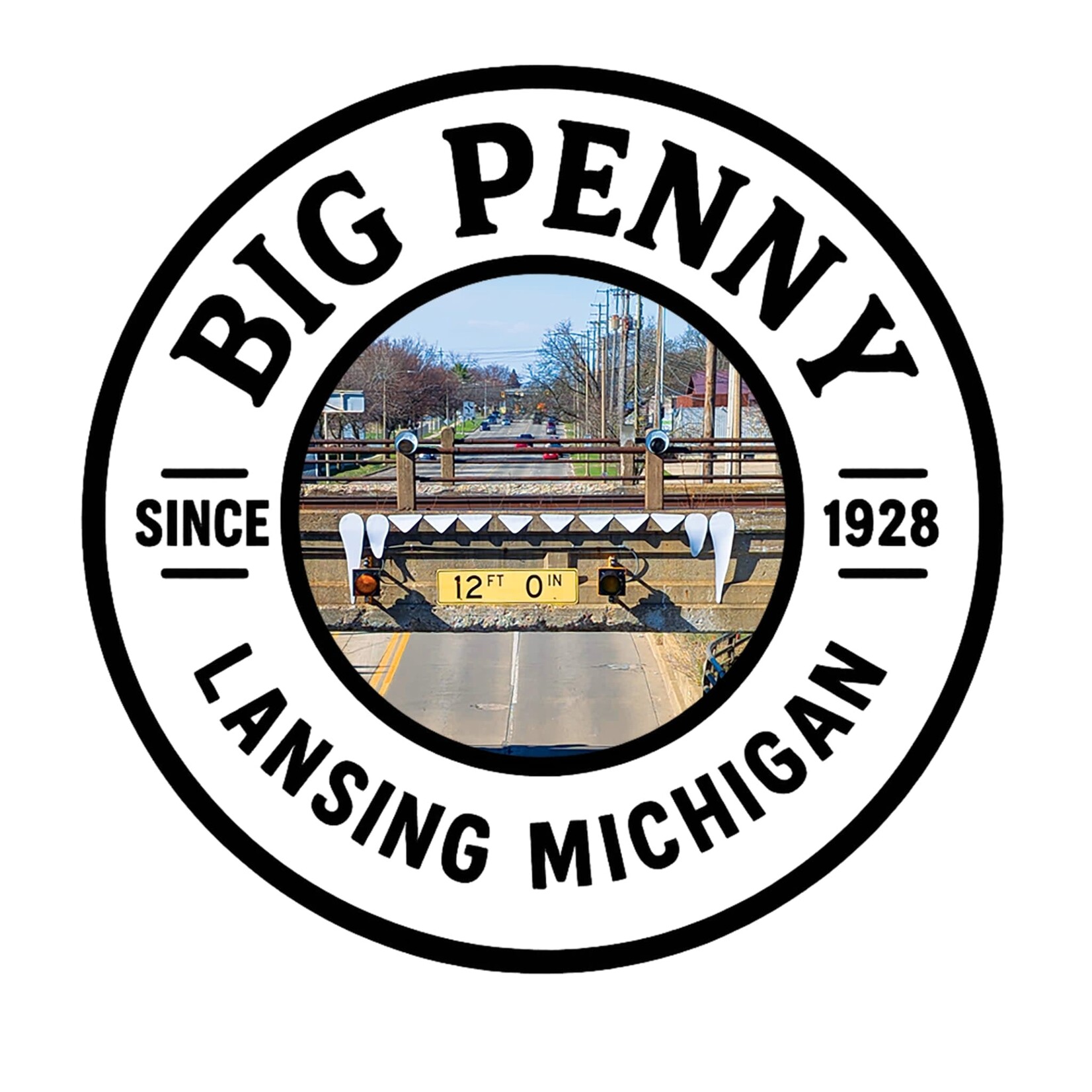 Sticker - Round Big Penny - For Charity