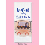 Dish Towel (Premium) - Fuck Off I’m Baking