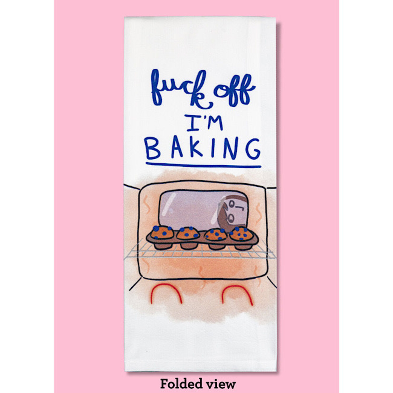 Dish Towel (Premium) - Fuck Off I’m Baking