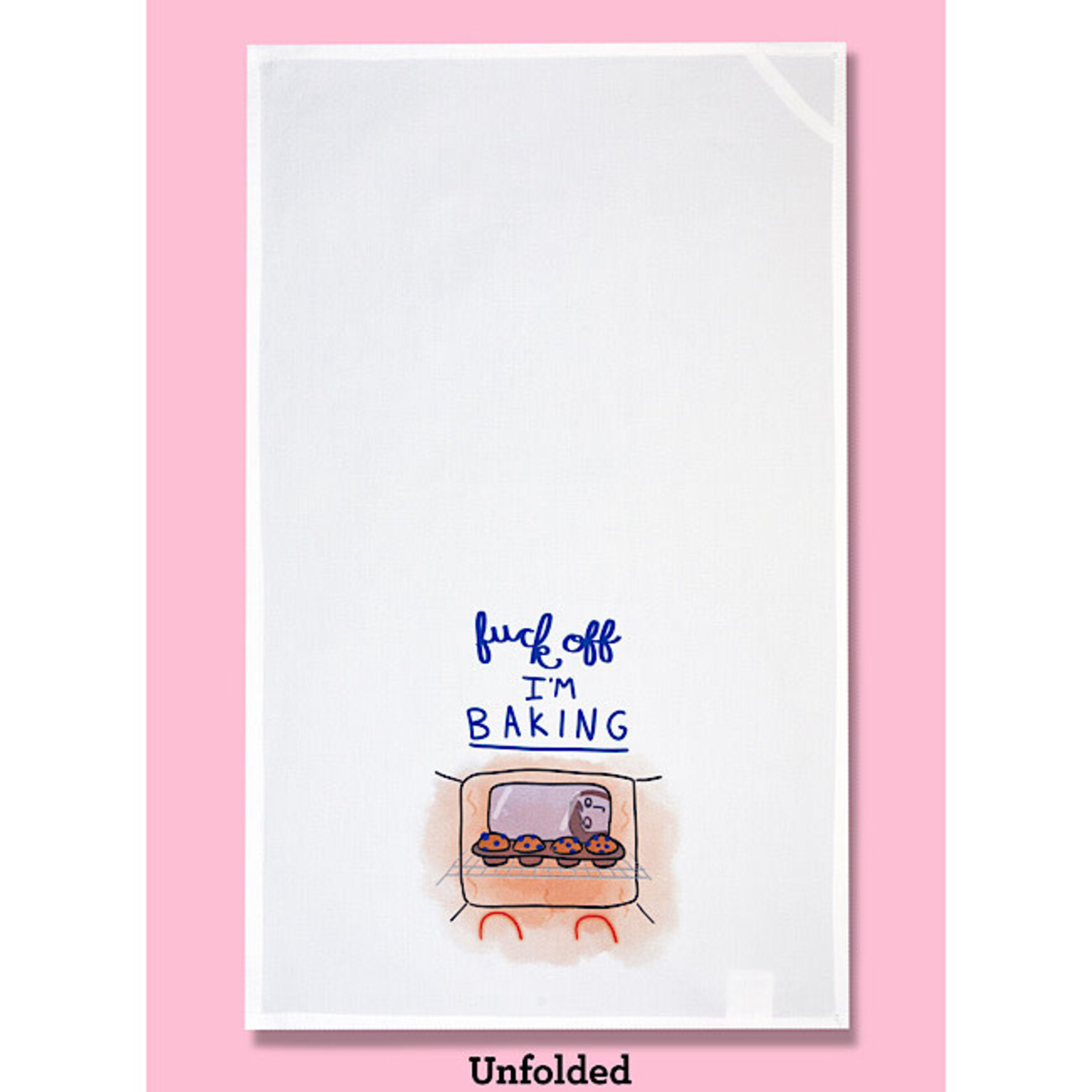 Dish Towel (Premium) - Fuck Off I’m Baking