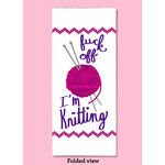 Dish Towel (Premium) - Fuck Off I’m Knitting
