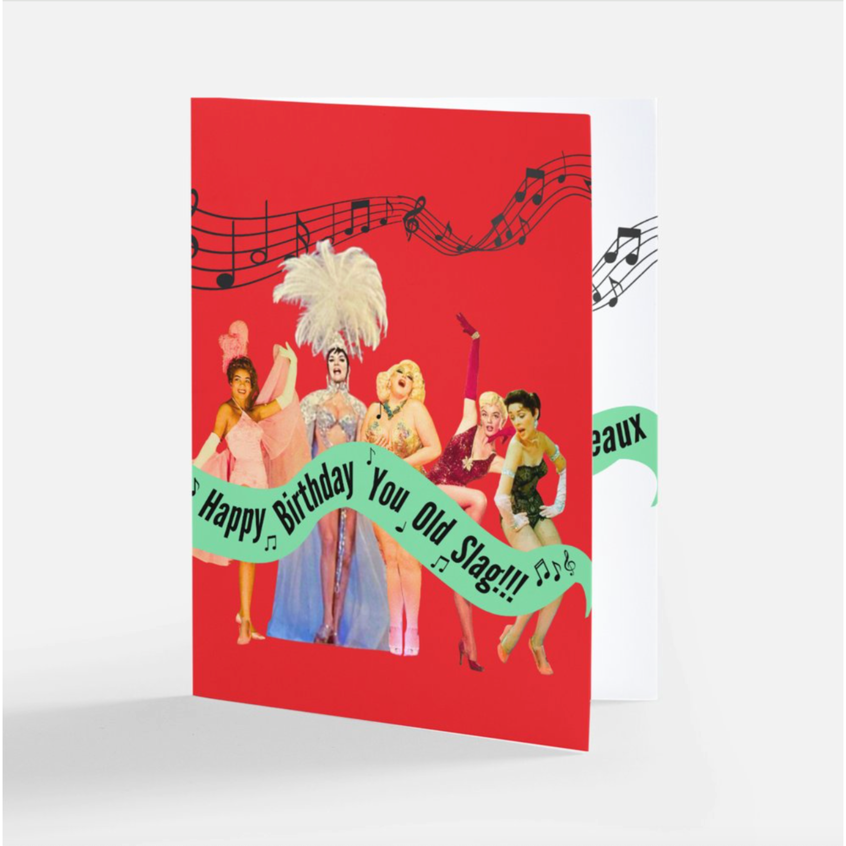 Card - #BD-25-15 - Happy Birthday You Old Slag INSIDE: From Your Fave Much Younger Heaux!