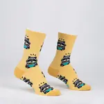 Socks (Womens) - Raccoons Eating Ramen