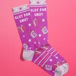 Socks (Womens) - Slut For Smut (Books)