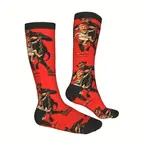 Socks (Mens) - Vintage Postcard Krampus
