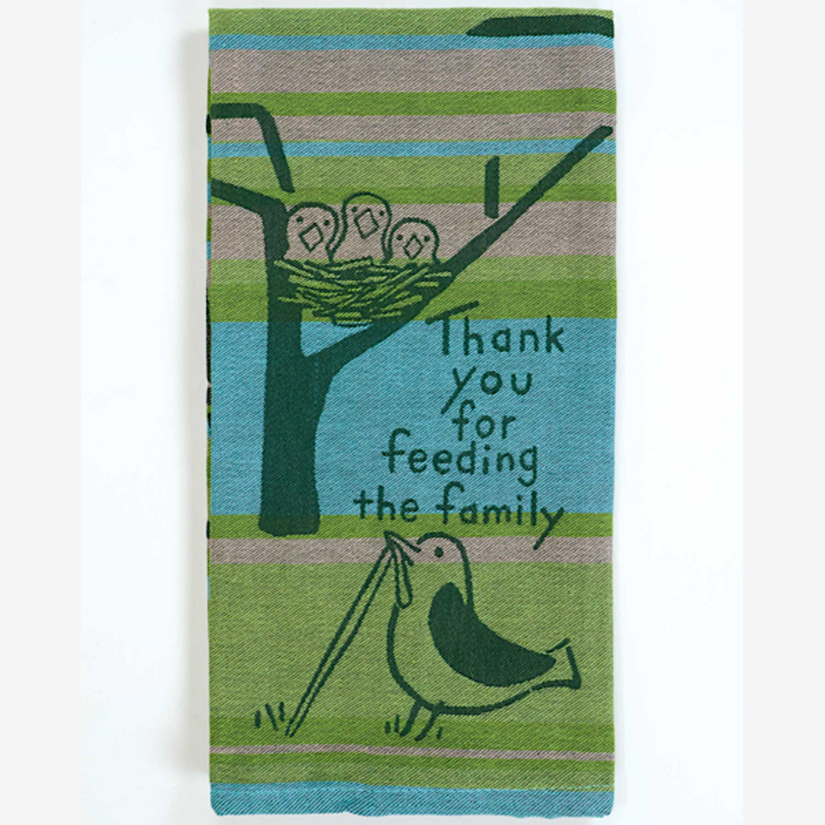 Dish Towel - Thank You For Feeding The Family (Birds)
