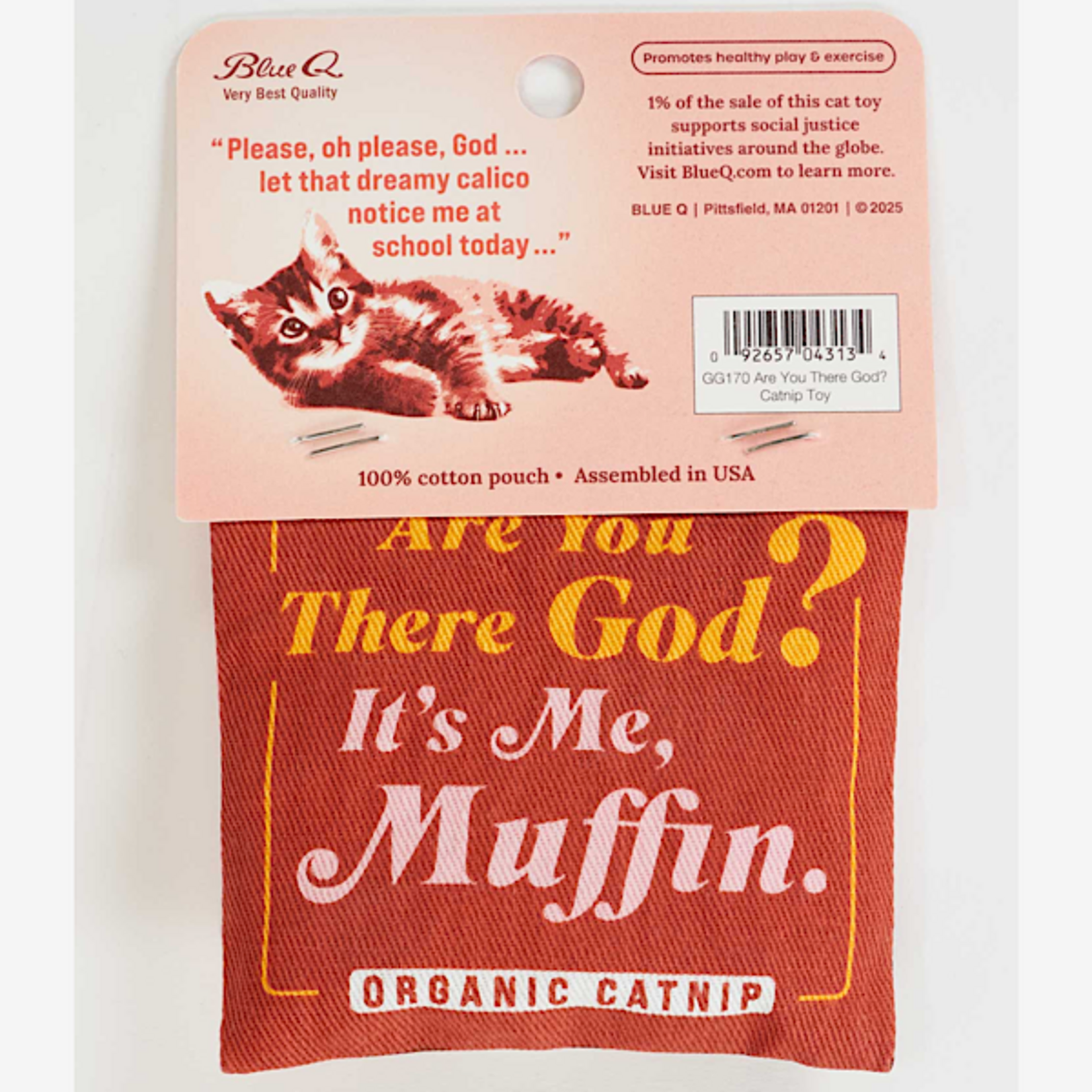 Catnip Toy - Are You There God? It’s Me Muffin