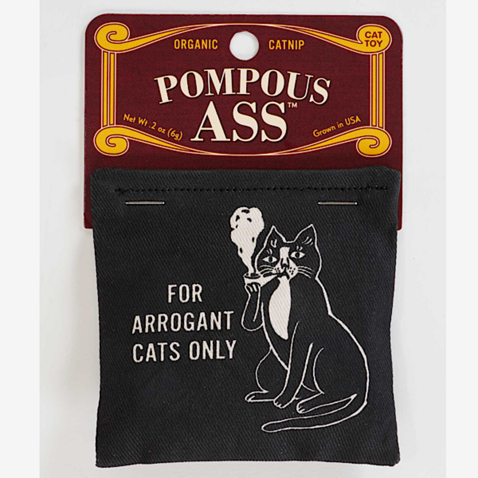 Catnip Toy - Pompous Ass For Arrogant Cats Only