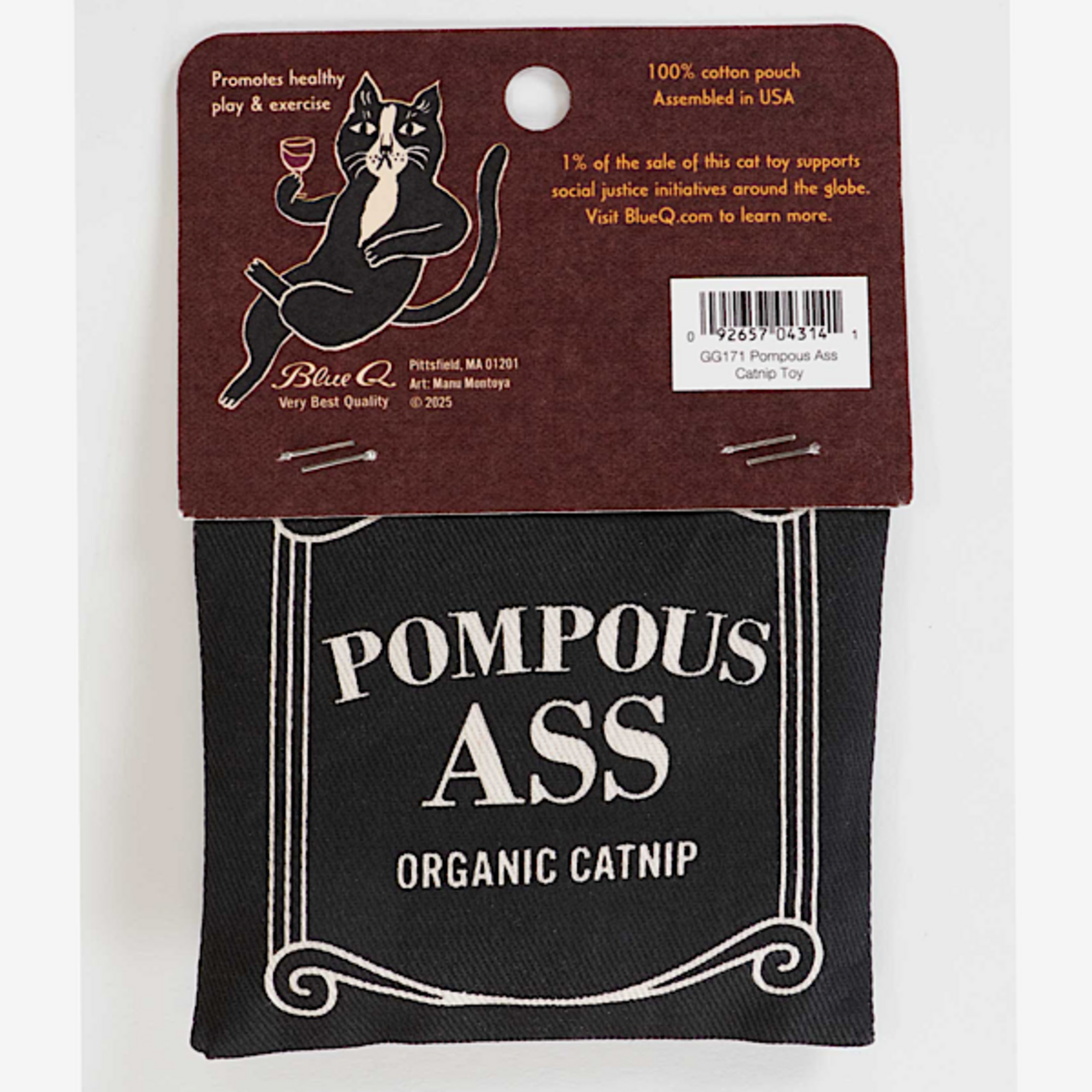 Catnip Toy - Pompous Ass For Arrogant Cats Only