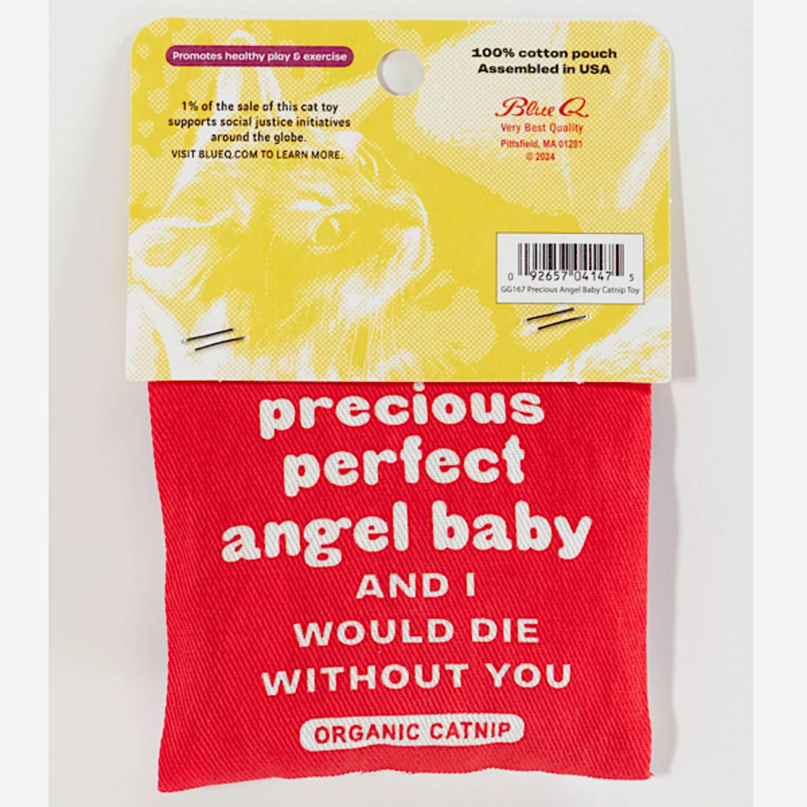 Catnip Toy - You Are My Precious Perfect Angel Baby And I Would Die Without You