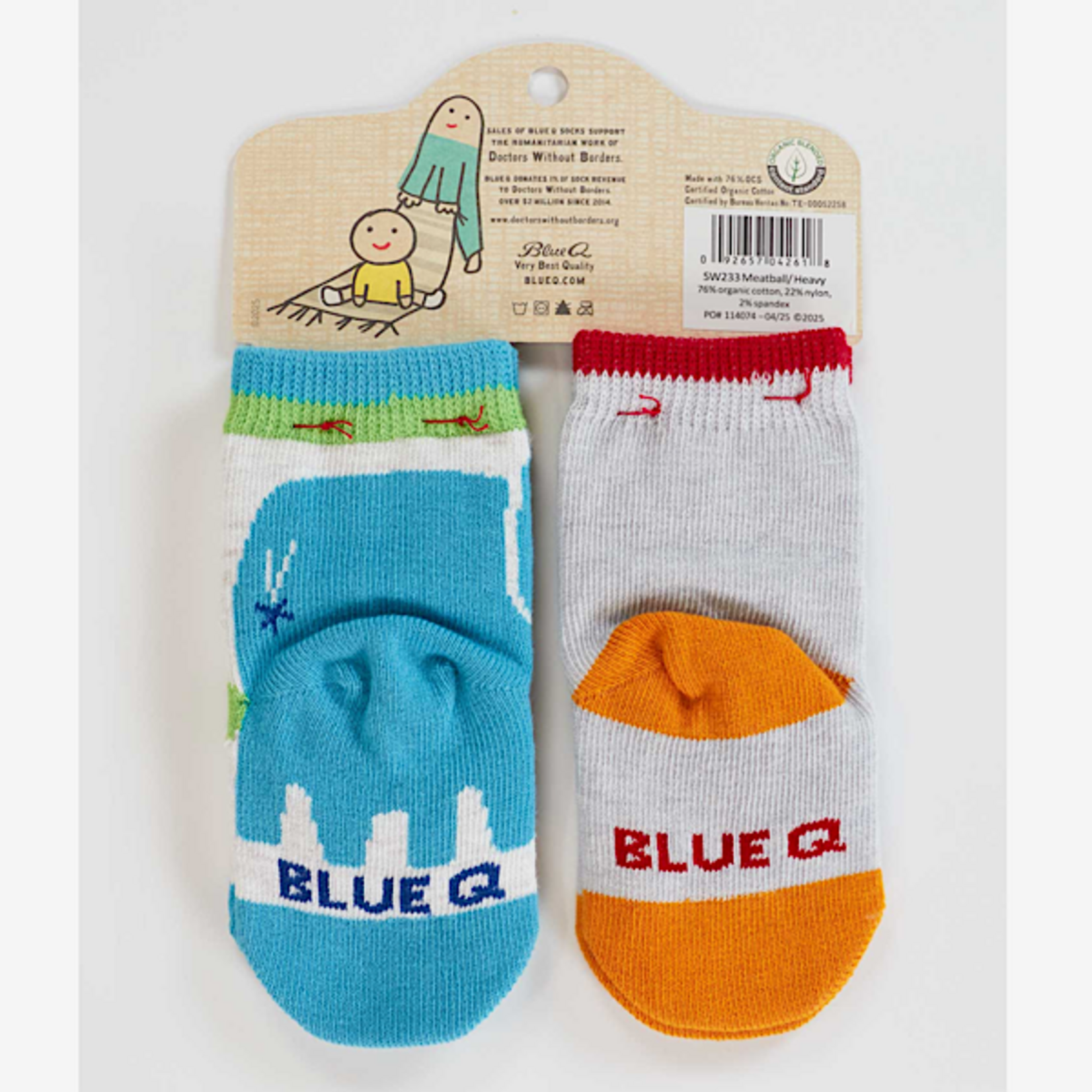 Socks (Baby) (2 Pair) - Little Meatball / I Get Heavy