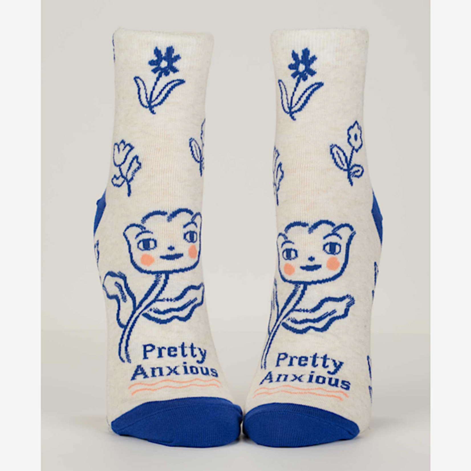 Socks (Womens) (Ankle) - Pretty Anxious