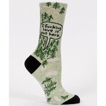 Socks (Womens) - I Fucking Love It Out Here (Woods)
