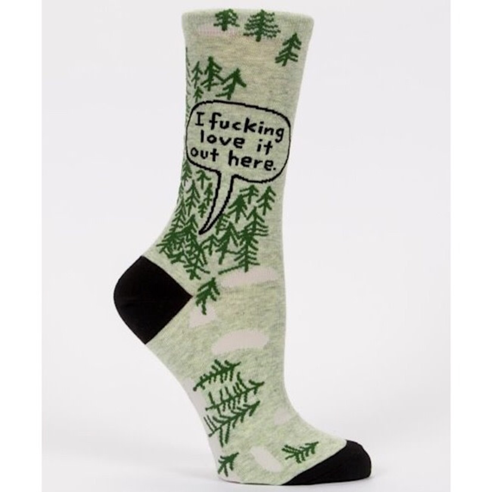 Socks (Womens) - I Fucking Love It Out Here (Woods)