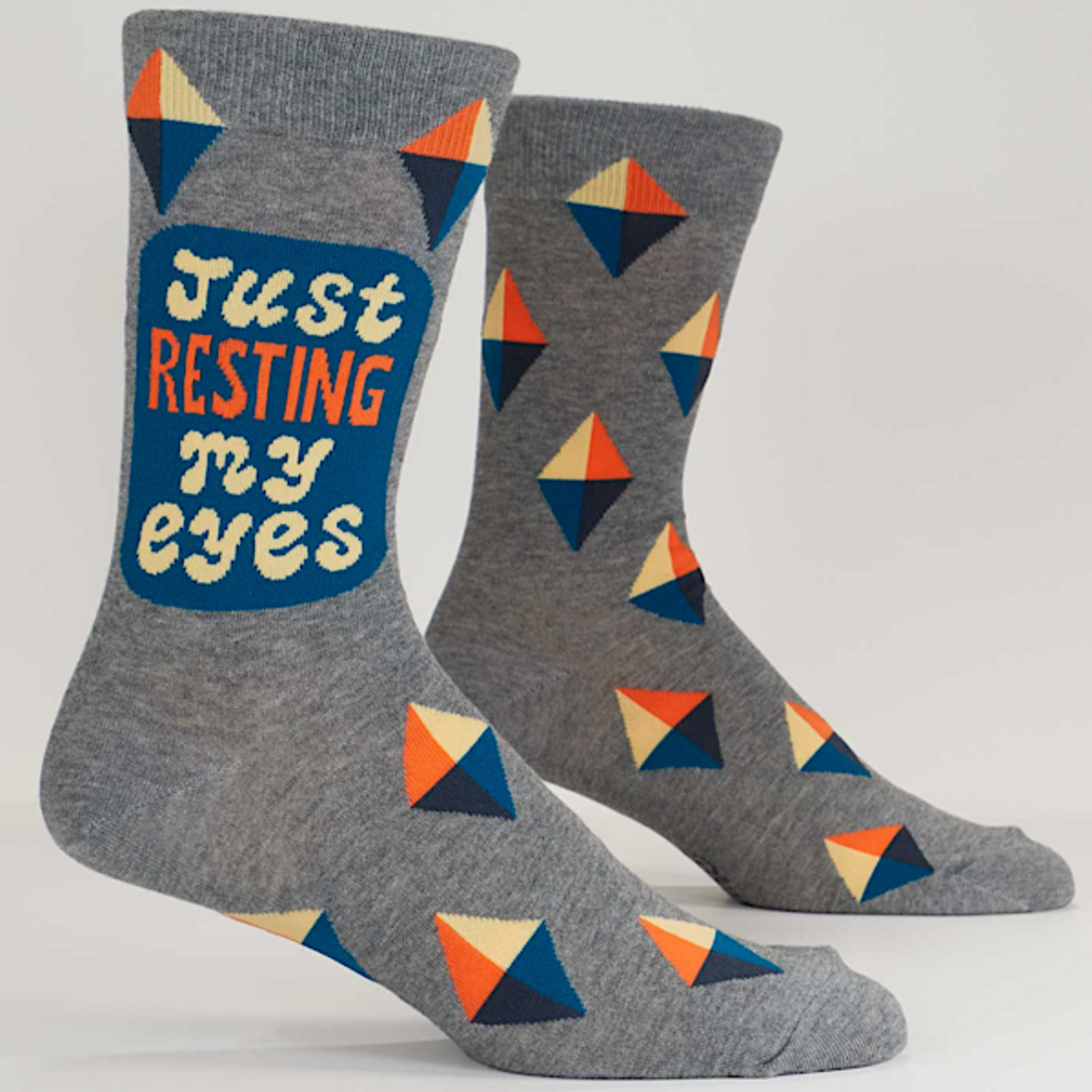 Socks (Mens) (Crew) - Just Resting My Eyes