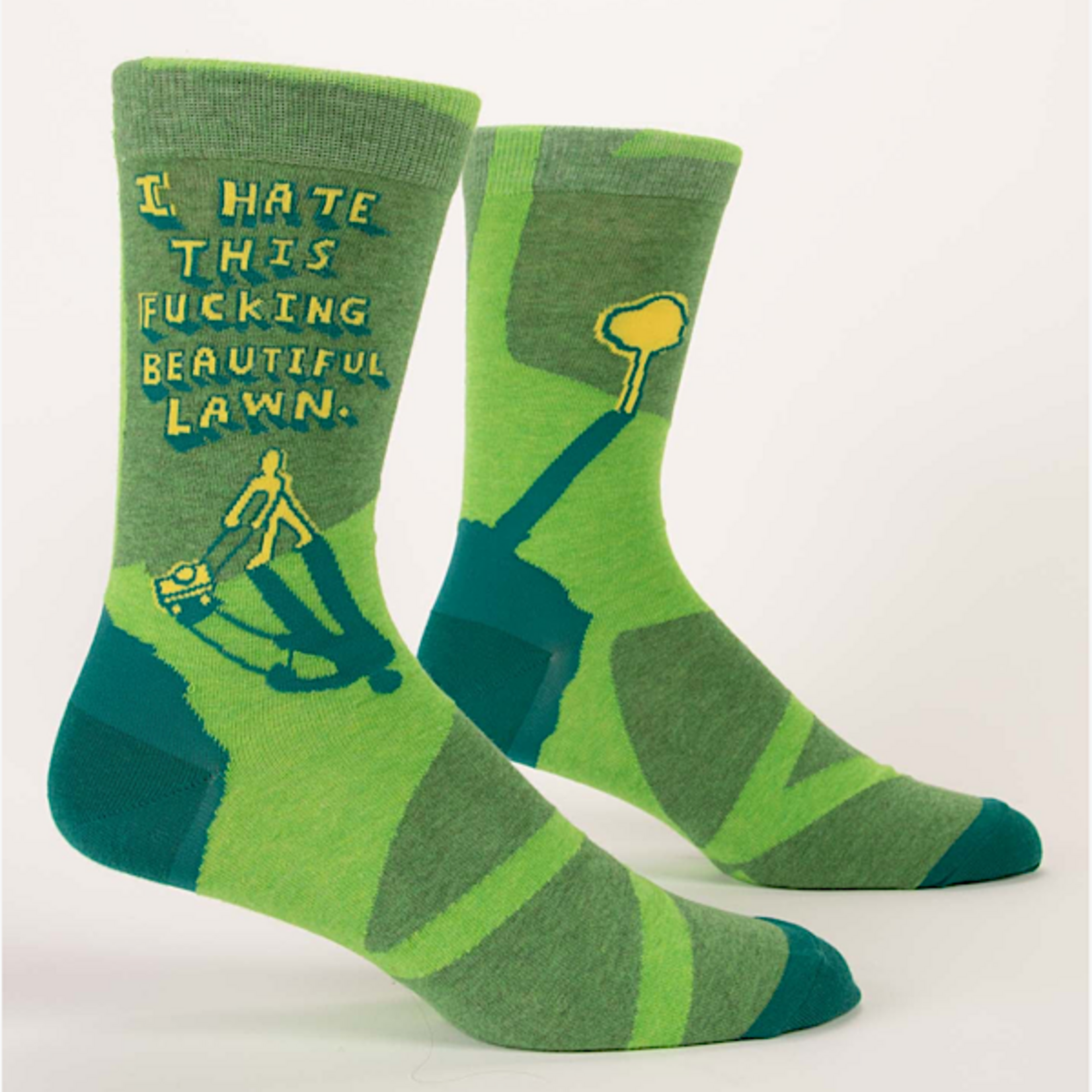 Socks (Mens) - I Hate This Beautiful Fucking Lawn