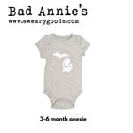 Onesie - 3-6 months - Michigan (Love)
