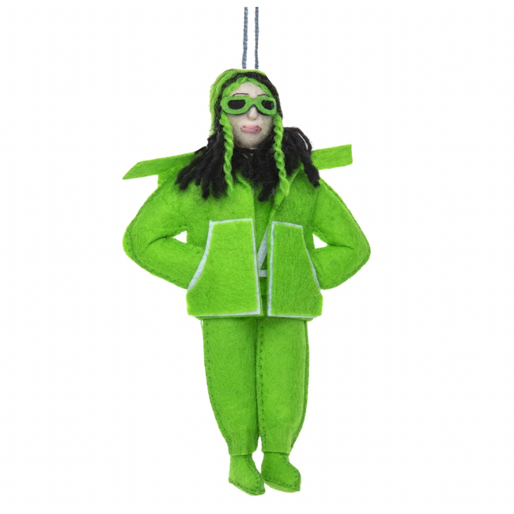 Ornament - (Felted) Billie Eilish