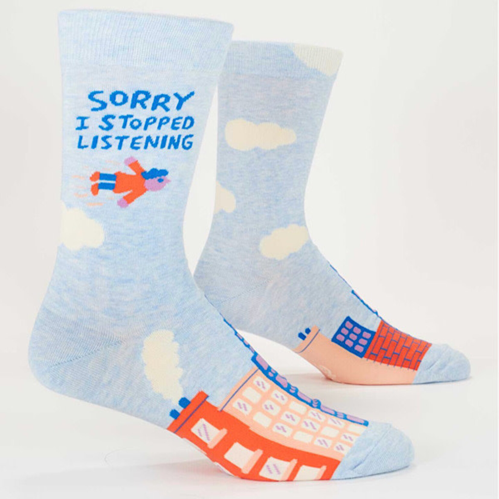 Socks (Mens) (Crew) - Sorry I Stopped Listening