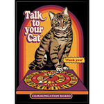Magnet - Talk To Your Cat Communication Board “Fuck You”