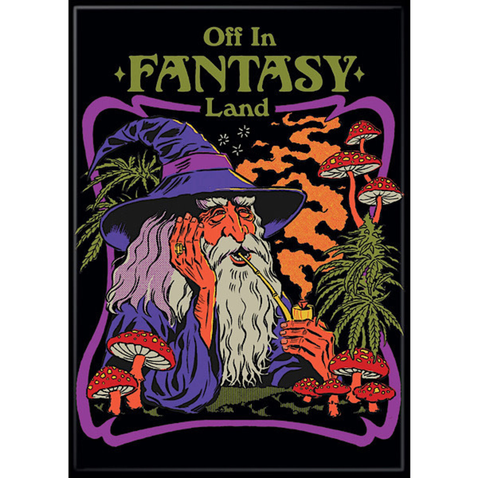 Magnet - Off In Fantasy Land (Wizard Mushrooms And Marijuana)