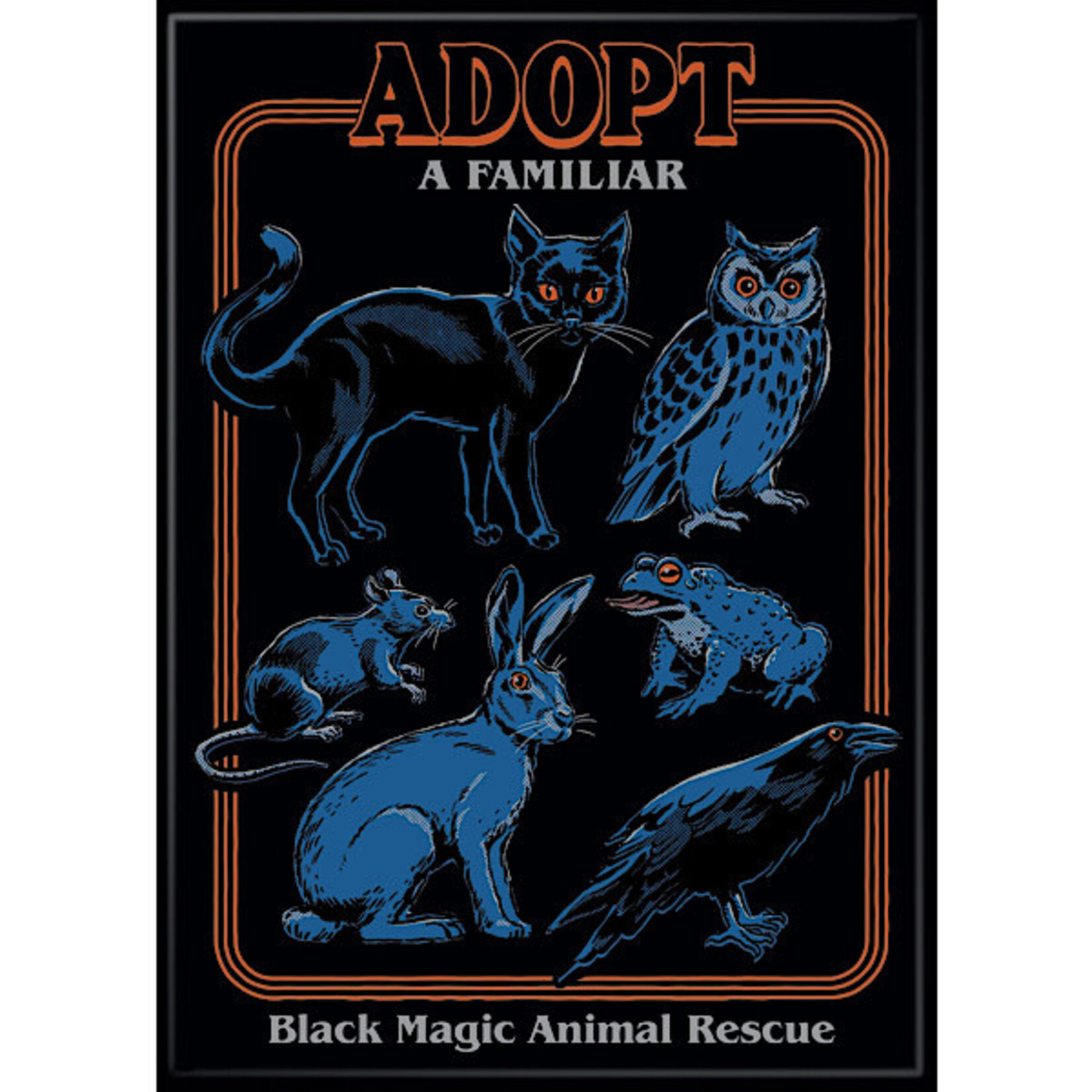 Magnet - Adopt A Familiar Black Magic Animal Rescue