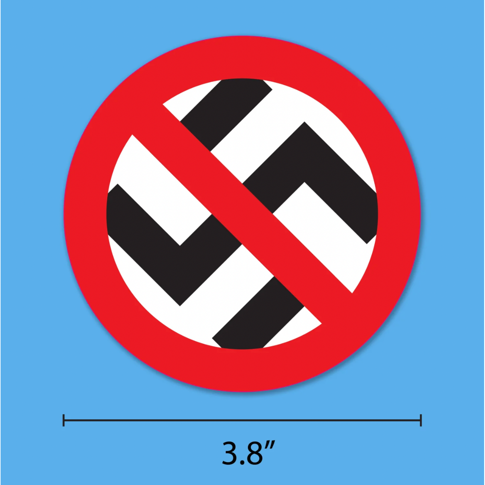 Car Magnet - No Nazis