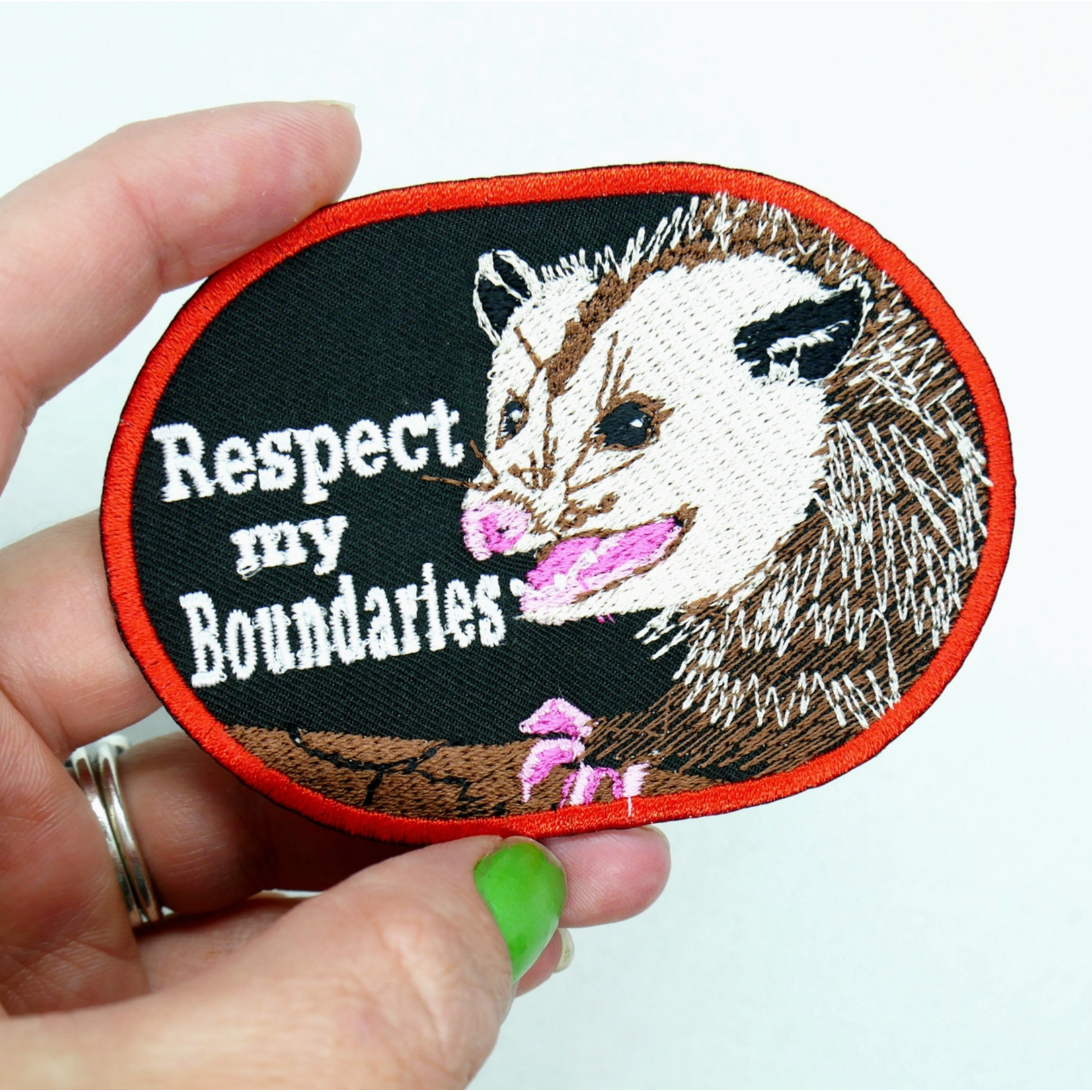 Patch - Respect My Boundaries (Opossum)