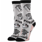 Socks (Womens) - Internally Screaming (Opossum)