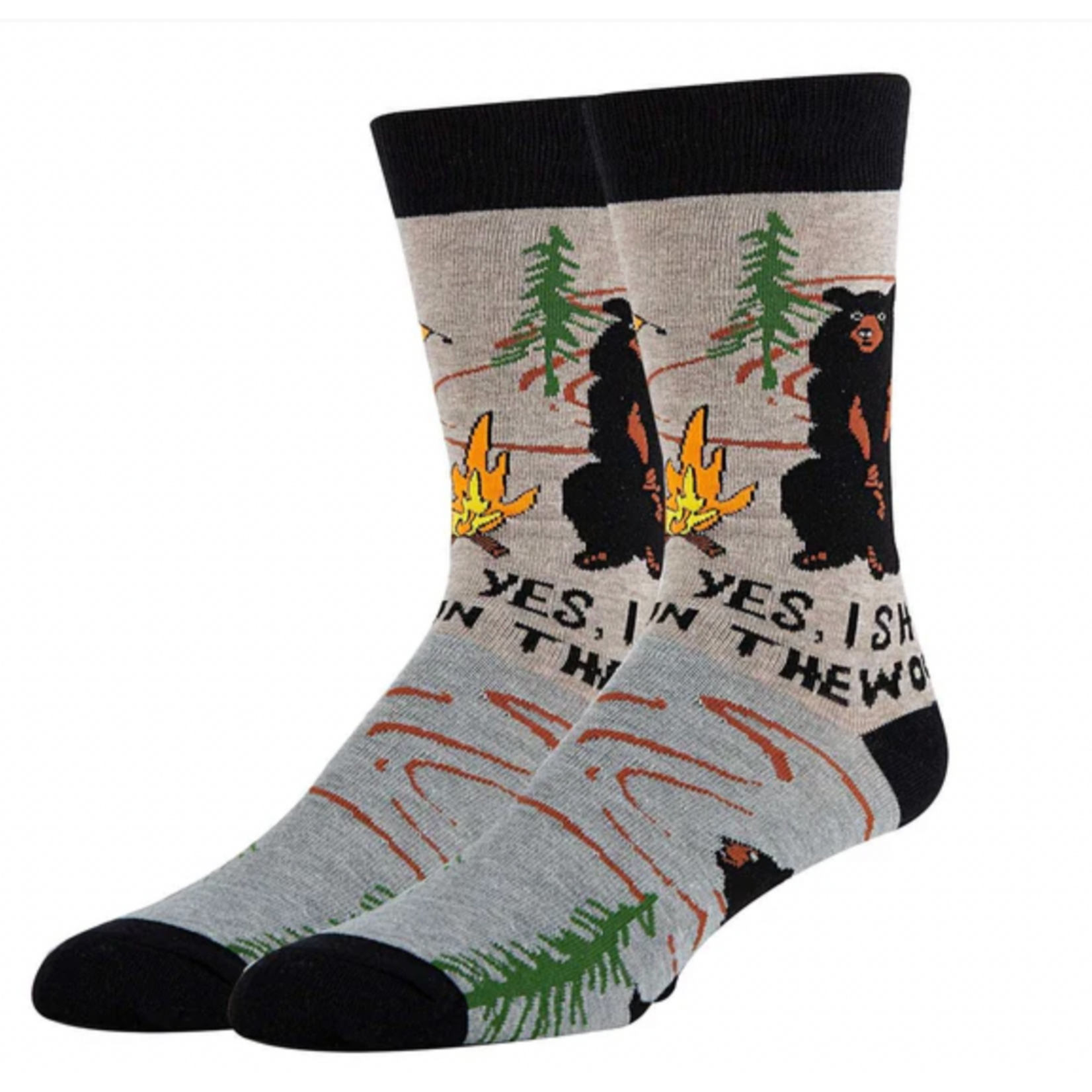 Socks (Mens) - Yes, I Shit In The Woods (Bear)