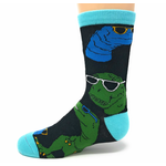 Socks (Kids) T Rex In Sunglasses