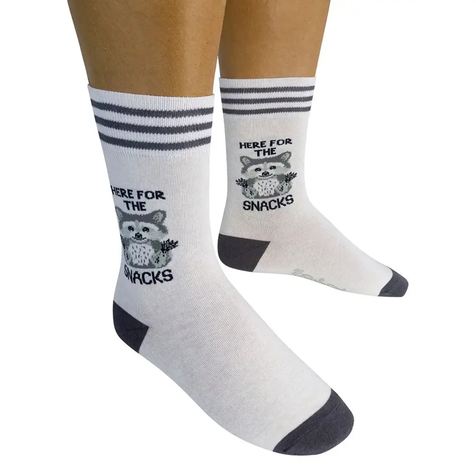 Socks (Unisex) - Here For The Snacks (Raccoon)
