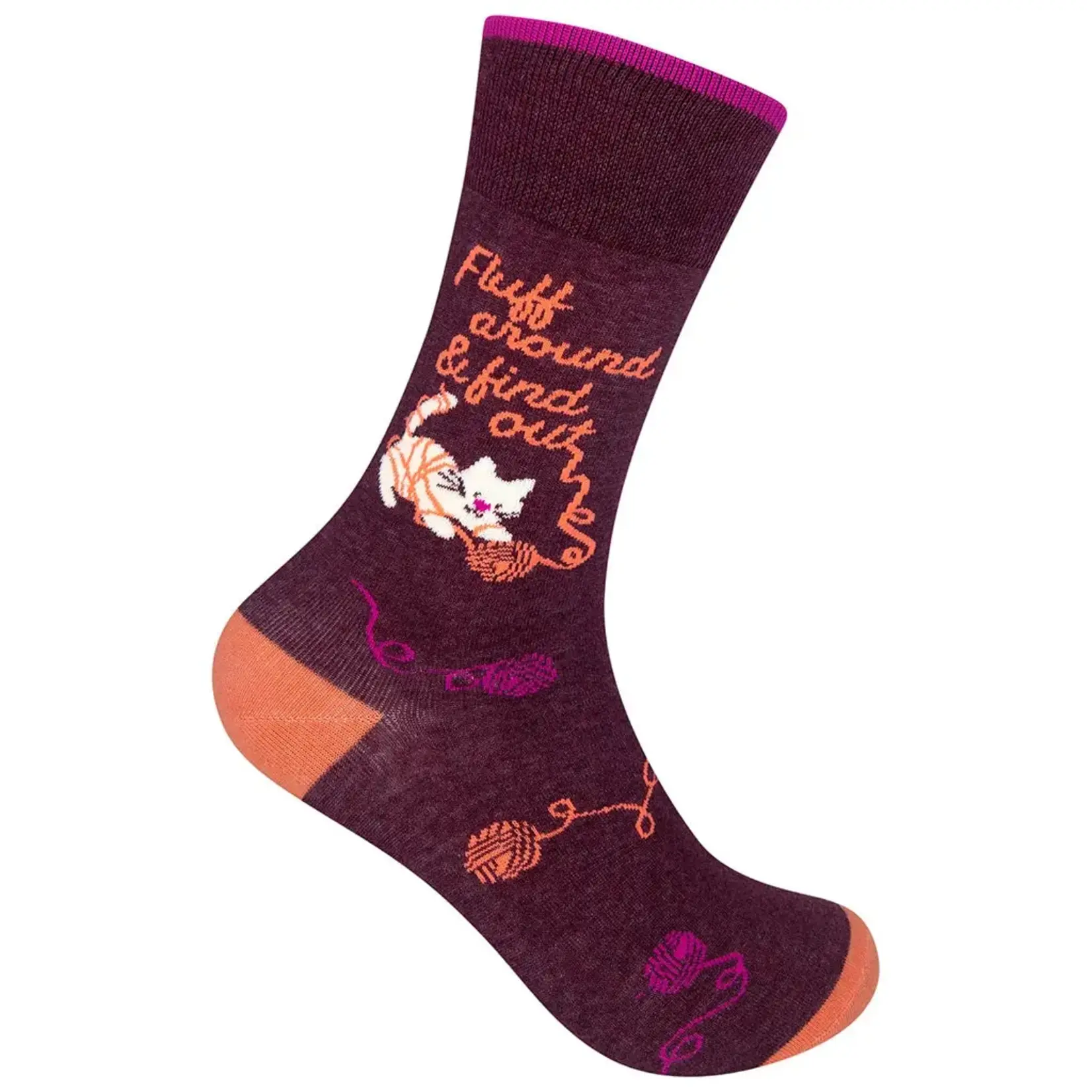 Socks (Unisex) - Fluff Around And Find Out (Cat)