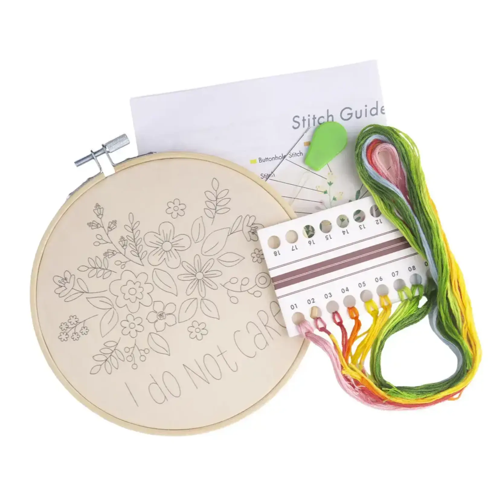 Embroidery Kit - I Do Not Care