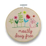 Embroidery Kit - Mostly Drug Free