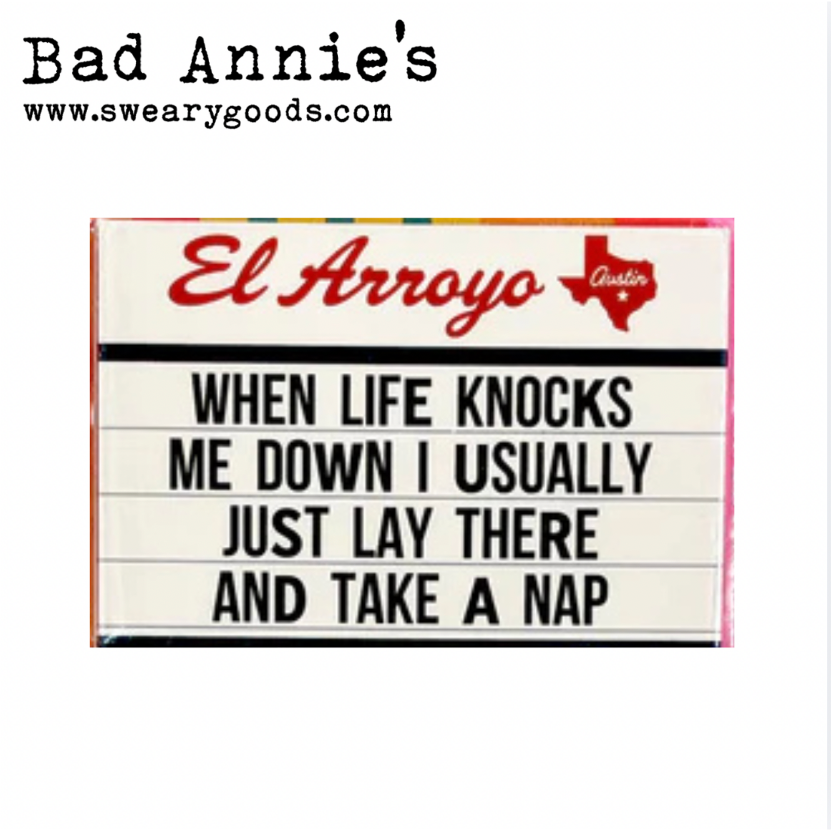 Magnet - El Arroyo Marquee - When Life Knocks Me Down...