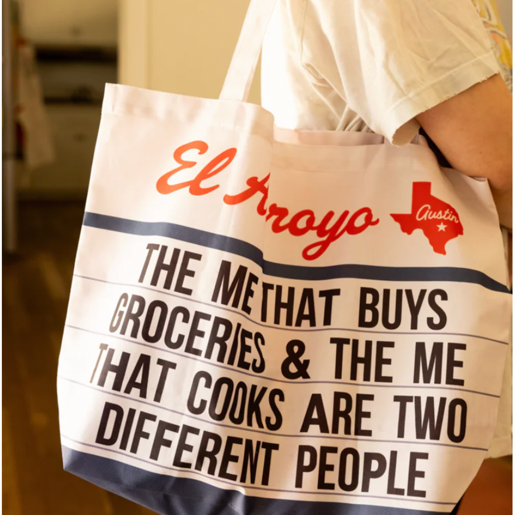 Tote (packable) - The Me That Bought The Groceries & The Me That Cooks Are 2 Different People