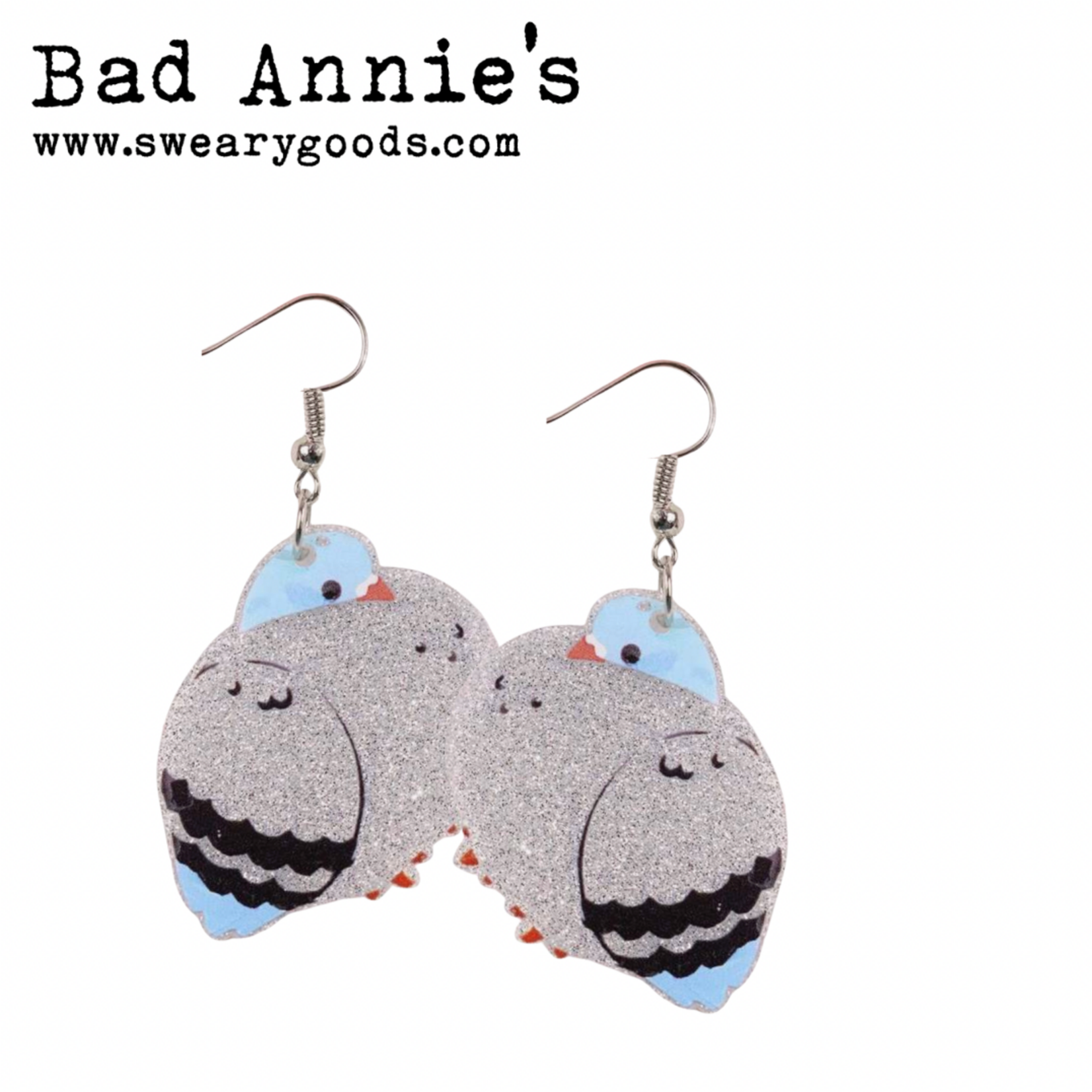 Earrings - Fat Pigeons