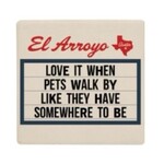 Coaster - Love It When Pets Walk By Like They Have Somewhere To Be